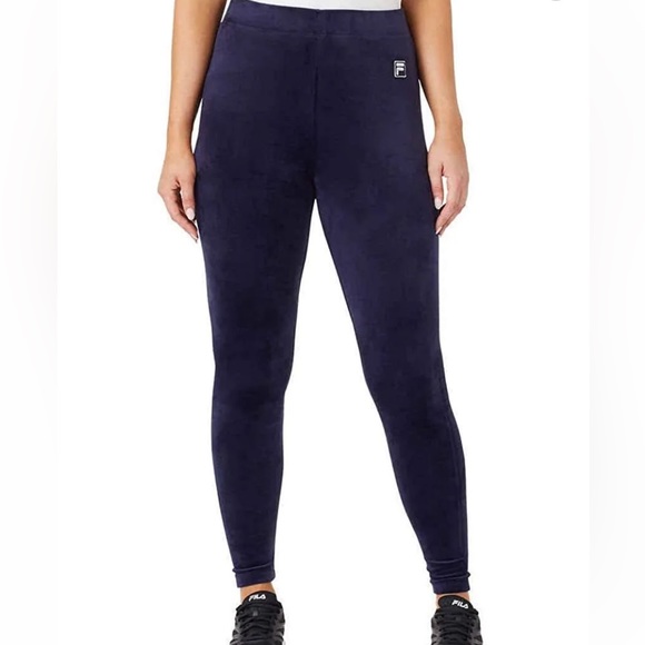 Fila -Women's Velvet Leggings - Picture 1 of 3